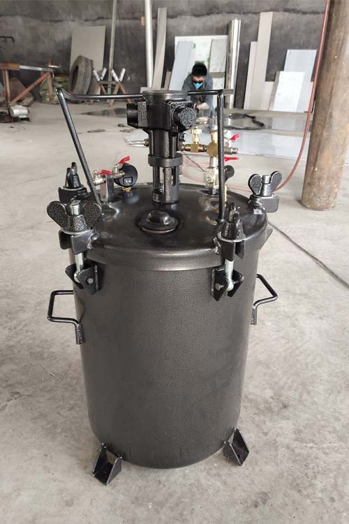气动搅拌压力桶 压力喷涂机 不绣钢混合喷涂桶